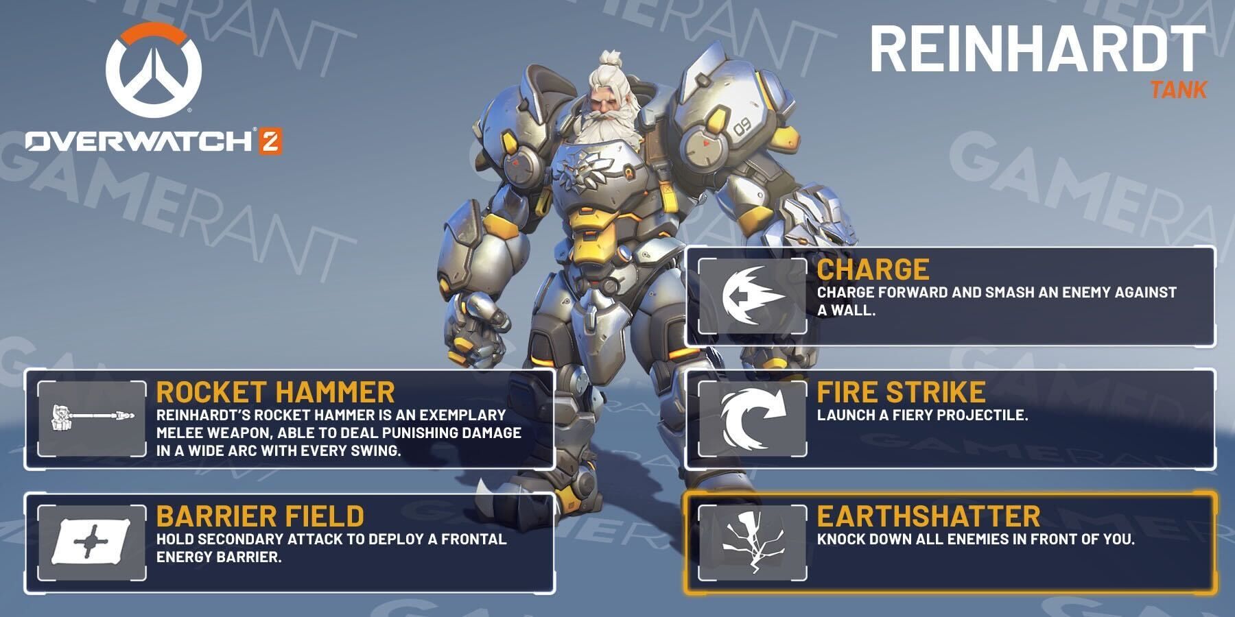 Overwatch 2 Reinhardt Breakdown