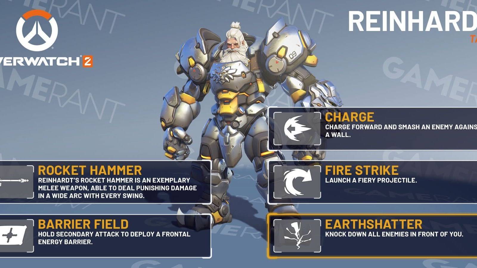 Overwatch 2 Reinhardt Breakdown