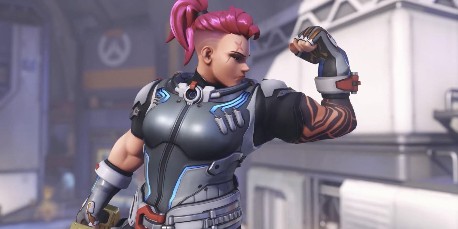 zarya flex emote