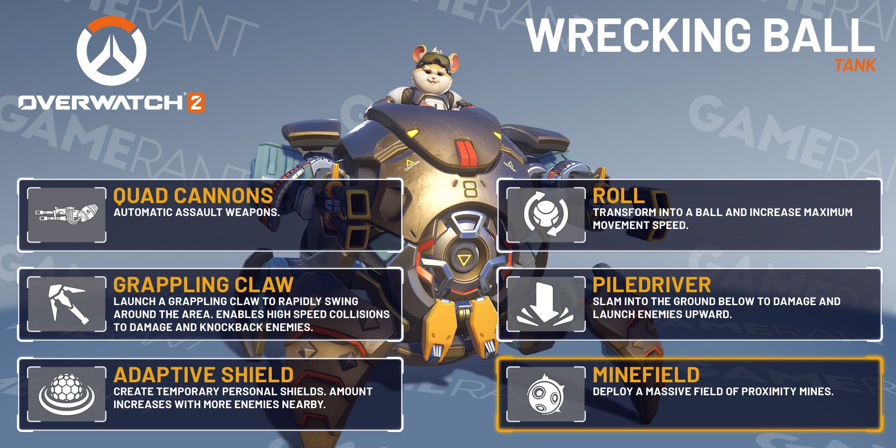 2023 3 Overwatch heroes that counter Wrecking Ball is the