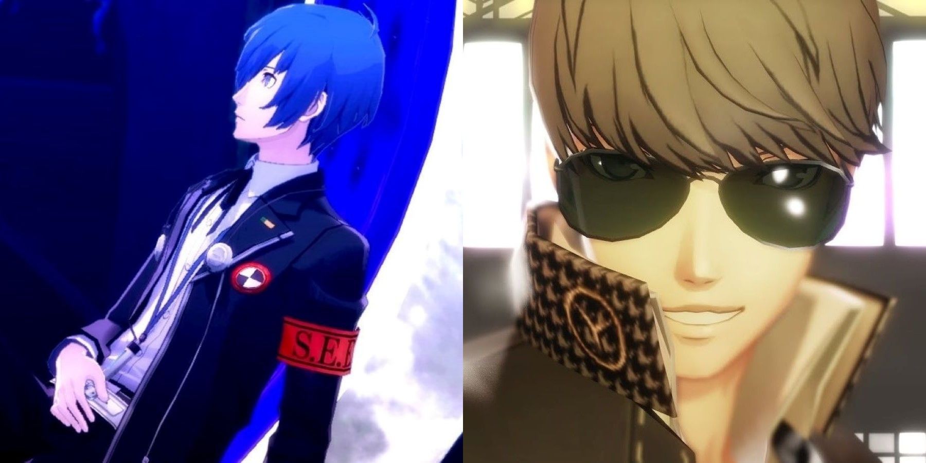 Persona 3 and Persona 4 protagonists