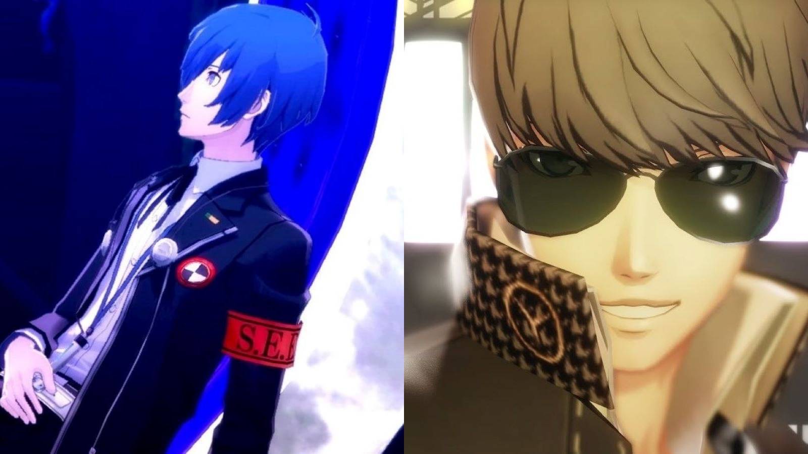 Persona 3 and Persona 4 protagonists