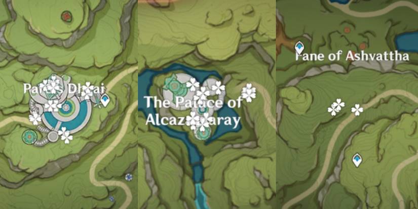 pardis dhyai the Palace of alcazarzaray and vissudha field in genshin impact
