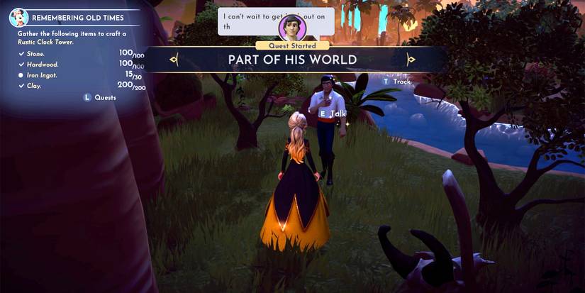 part of his world quest in disney dremlight valley