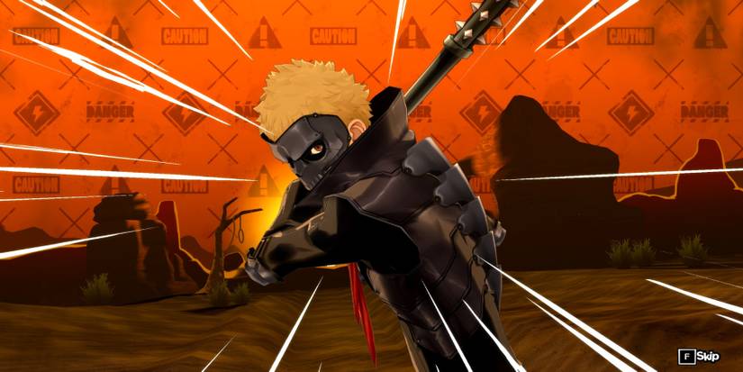 persona 5 royal pc second stage with makoto attack mid game