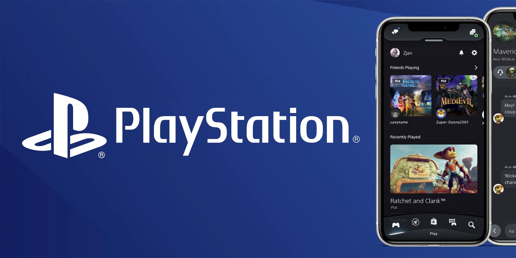 playstation app search update