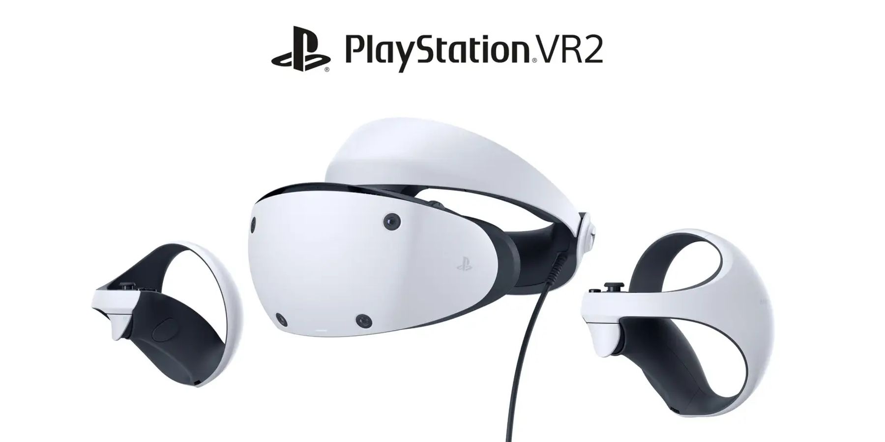 playstation vr2 headset and controllers