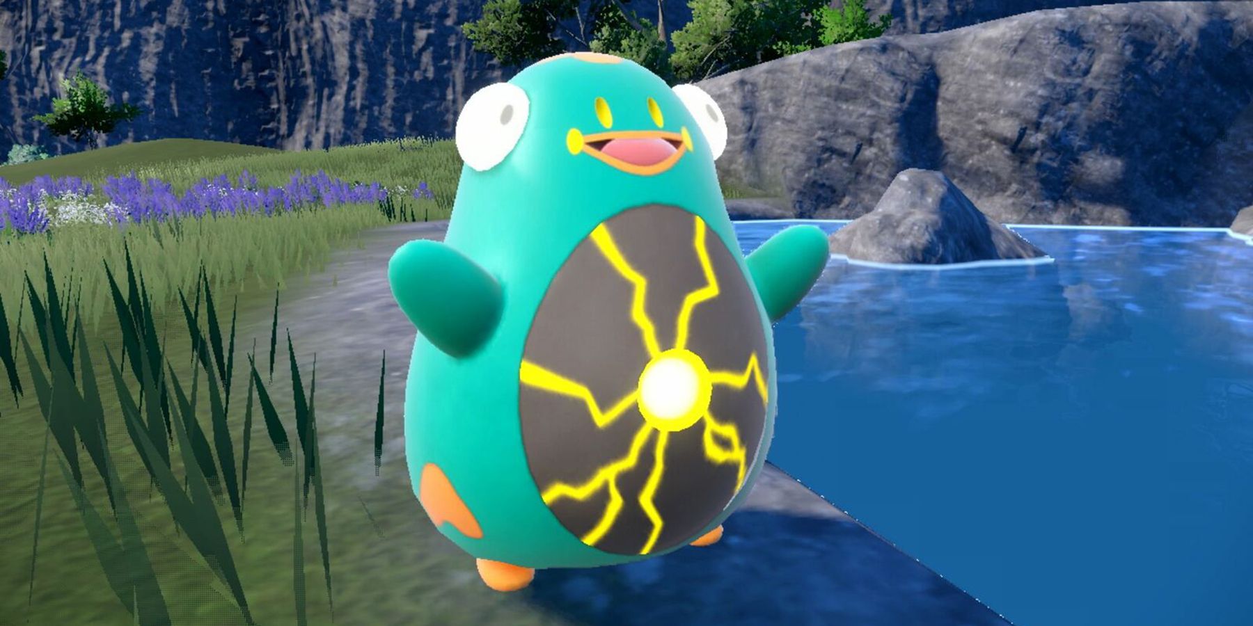 pokemon bellibolt with electricity on its belly