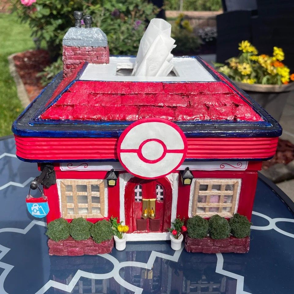 Pokemon Fan Designs Pokemon Center Tissue Box