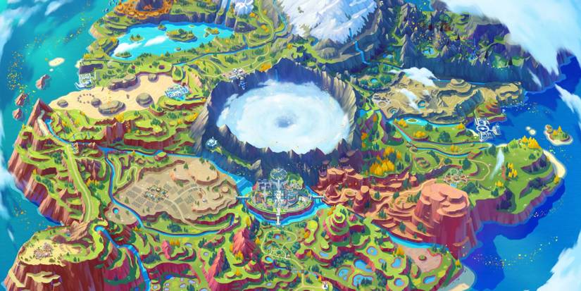 pokemon scarlet and violet paldea map