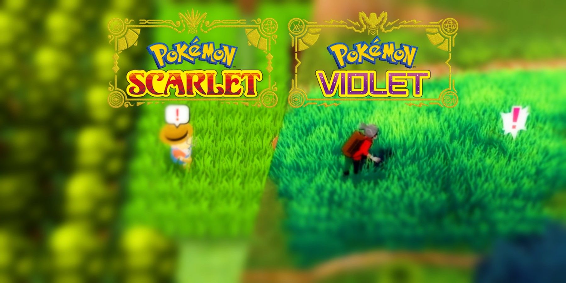pokemon scarlet violet tall grass random encounters trainer battles ai line of sight