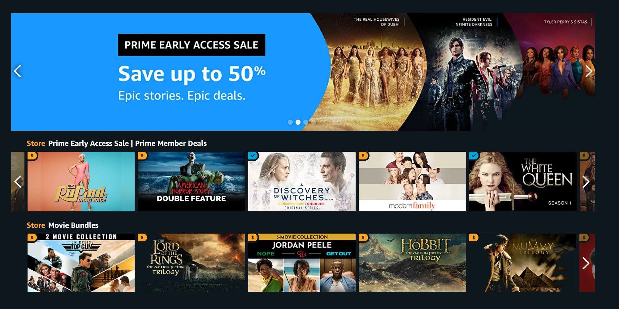 Amazon Prime Early Access Sale Prime Video Up To 50 Off