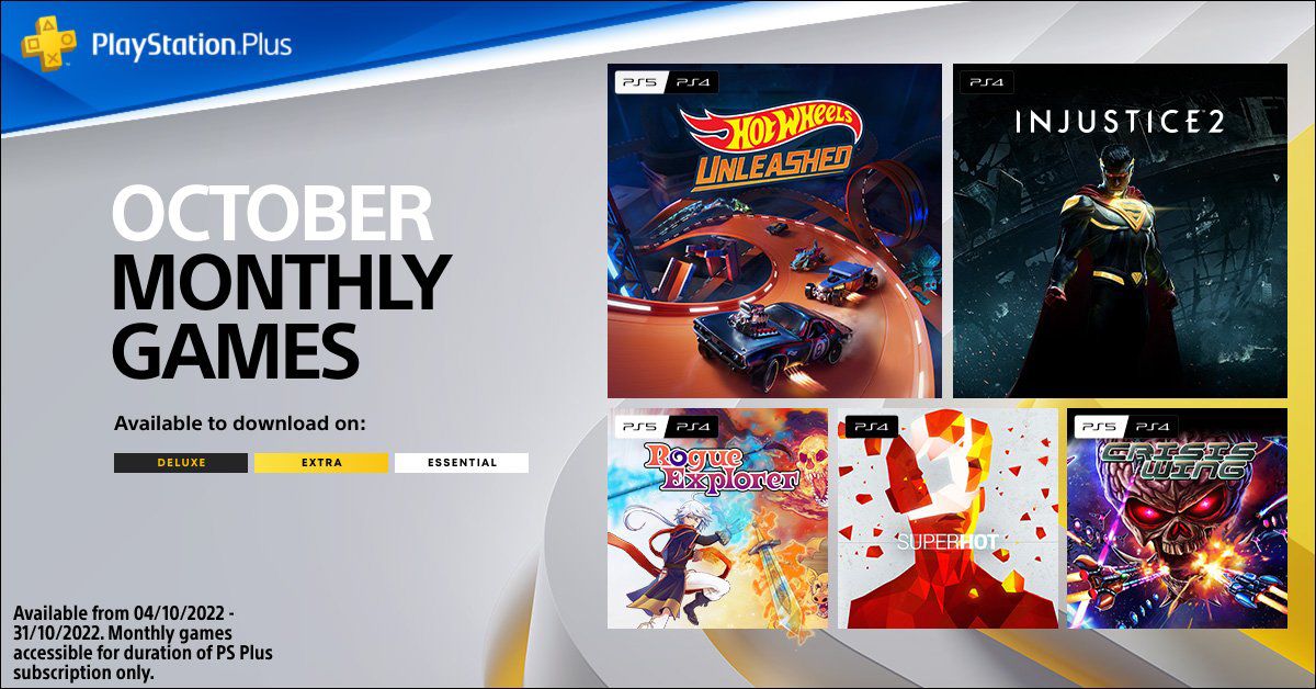 PS Plus Free Games for October 2022 Available Now