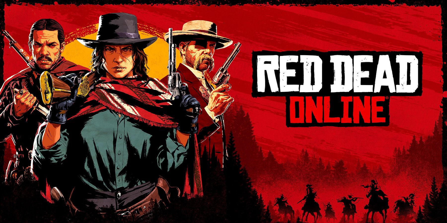 red dead online key art