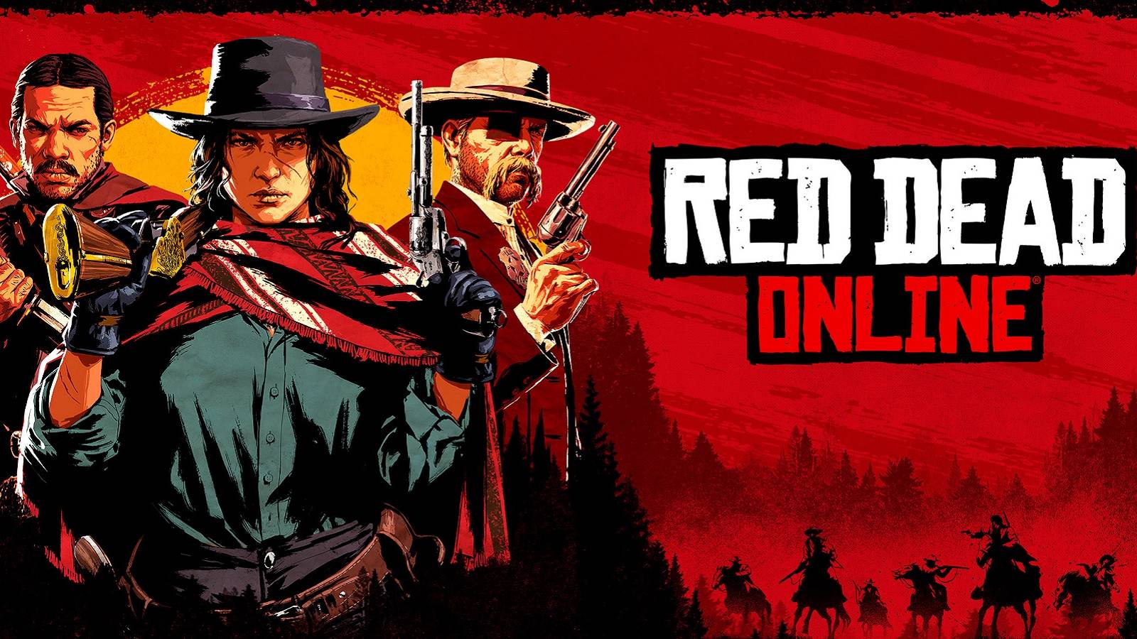 red dead online key art