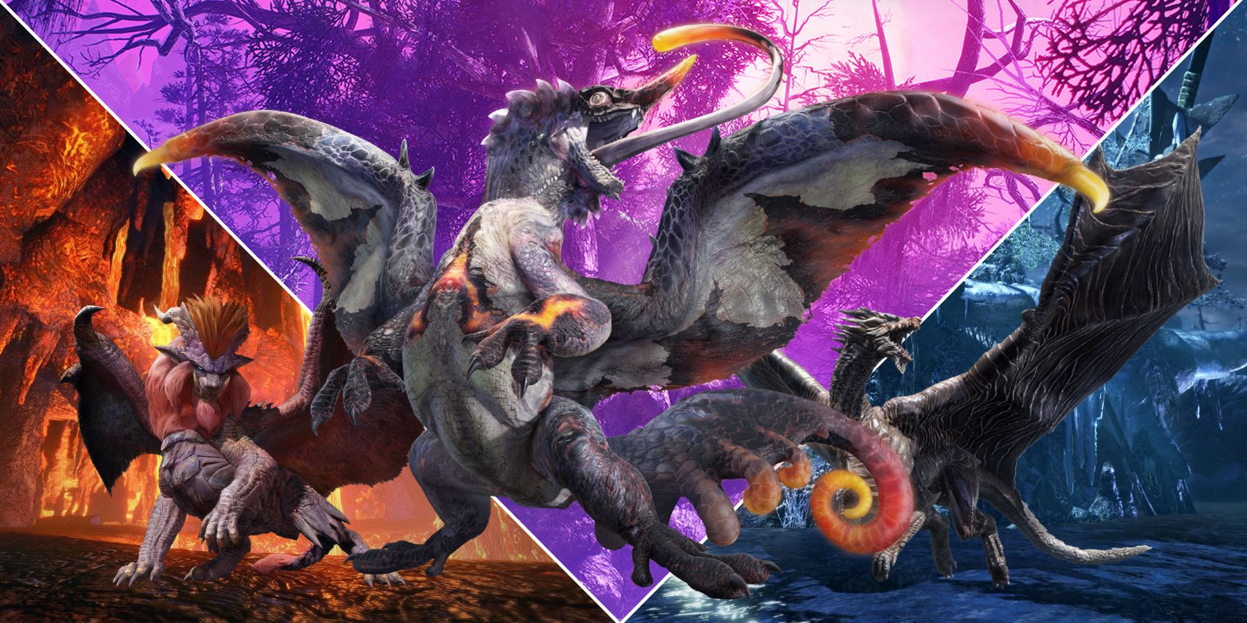 Monster Hunter Rise – Kushala Daora, Teostra, and Apex Diablos Revealed in  New Trailer