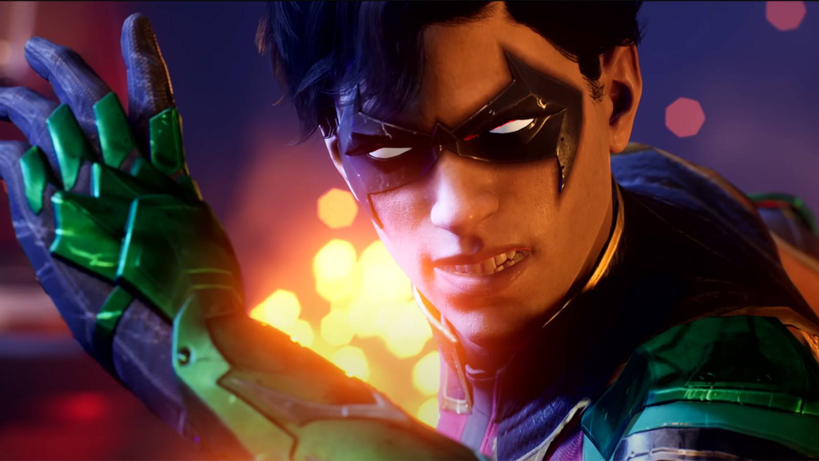 robin - gotham knights - close up - launch trailer