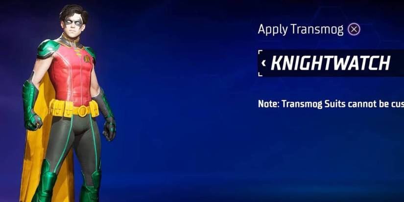 robin wearing the knightwatch outfit