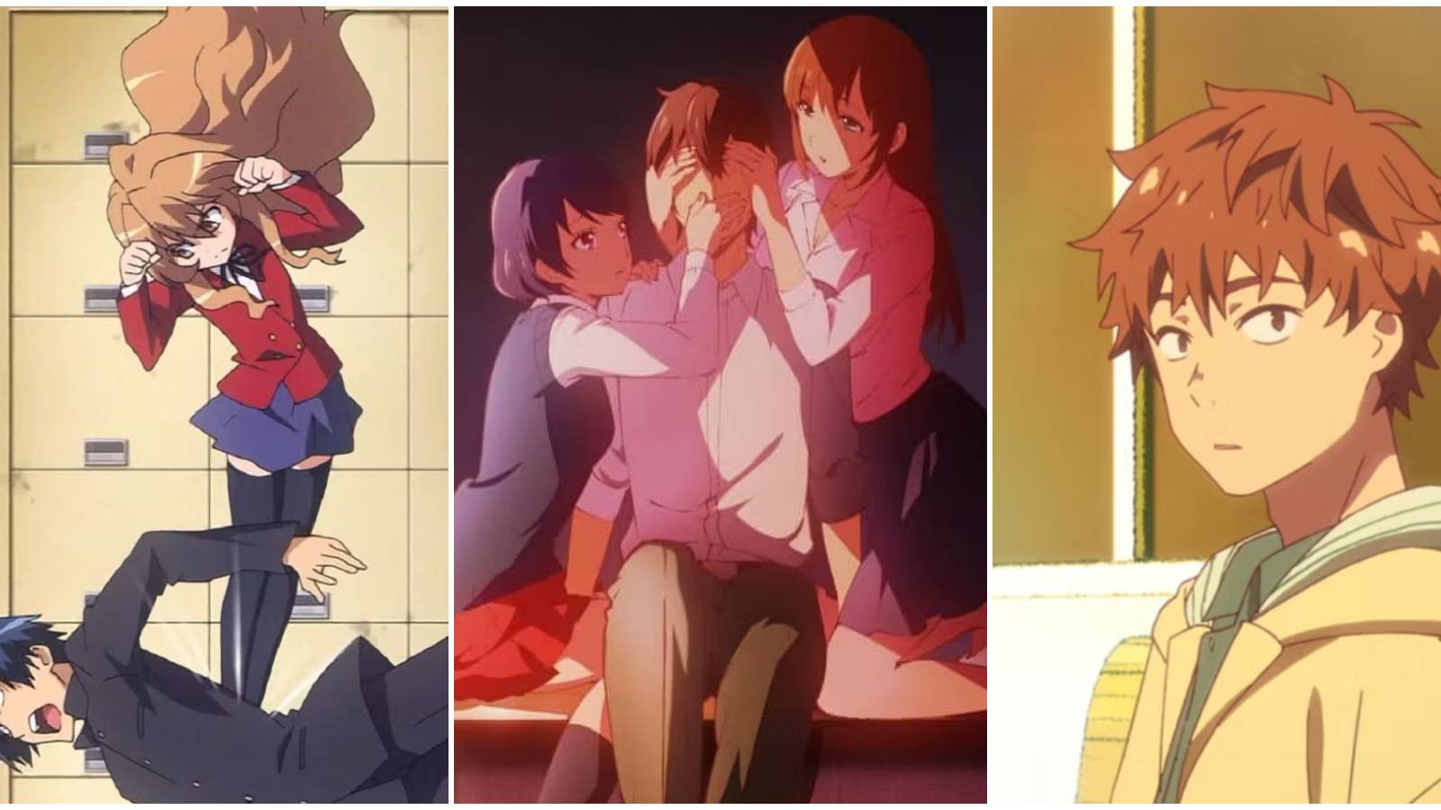 romance anime protagonists who are in the wrong
