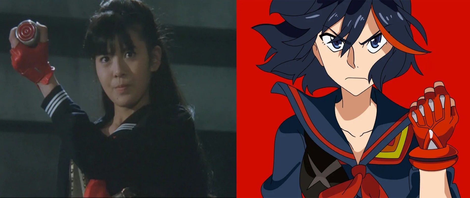 Kill la Kill's Ryuko's inspiration comes from Sukeban Deka's Saki