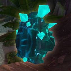 in-game screenshot of saronite ore deposit in wow wotlk classic wrath