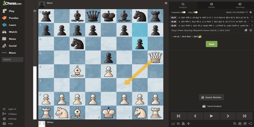 scholar's mate defense