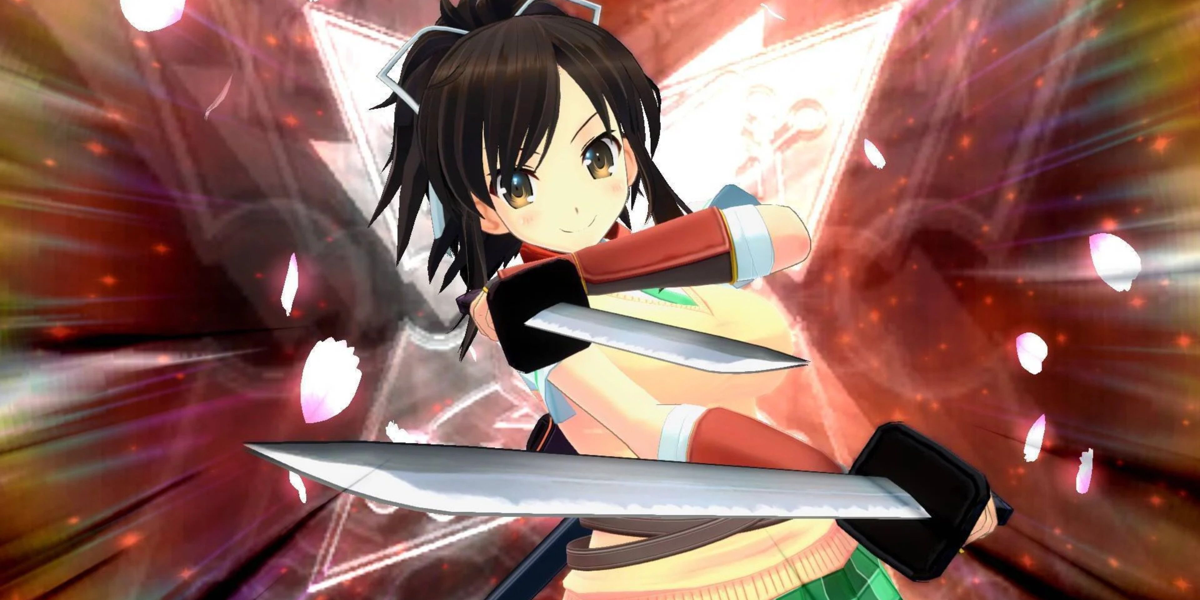 Asuka dual wielding ninjato