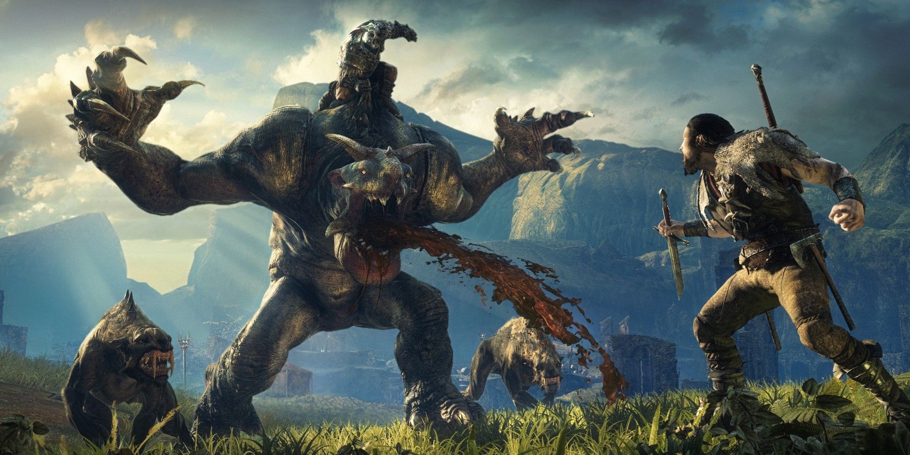 shadow of mordor graug caragor