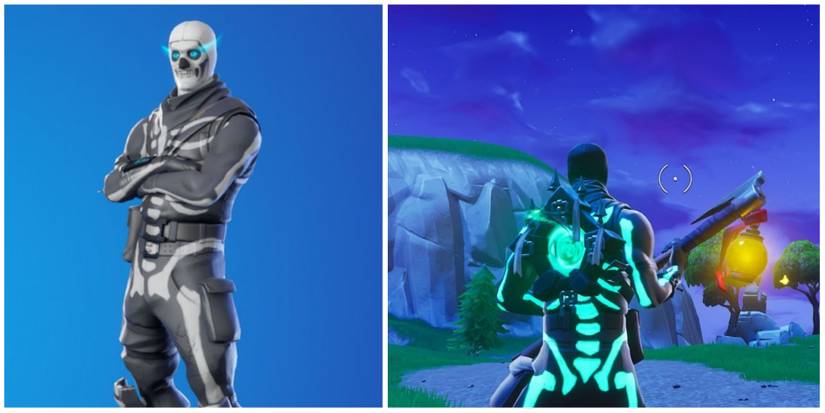 skull trooper in locker and green style