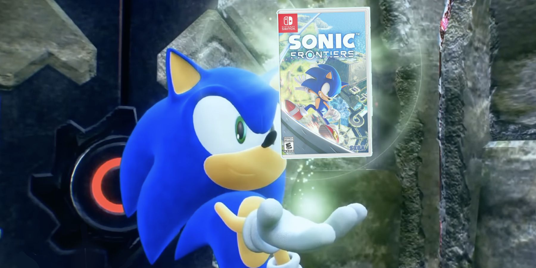 sonic-frontiers-with-switch-box-art-over-chaos-emerald-key