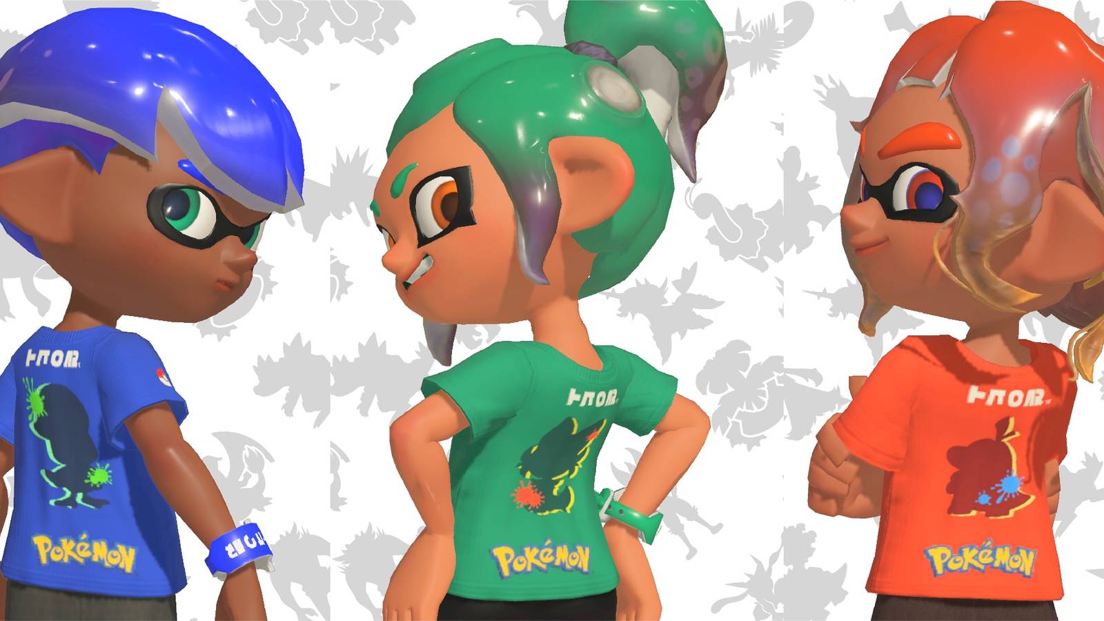 splatoon 3 pokemon splatfest t shirts