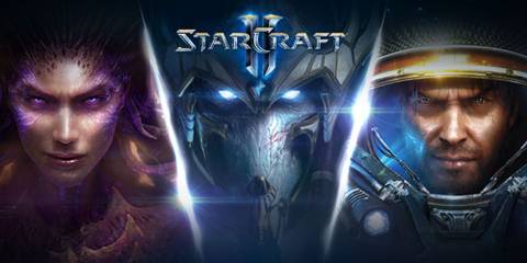 Starcraft 2 Promotional Banner Zerg Protoss Terran