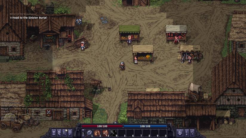 Osbrook marketplace in the day time.