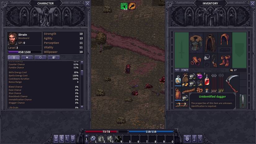 An enchanted item with the option to be equipped into either hand.