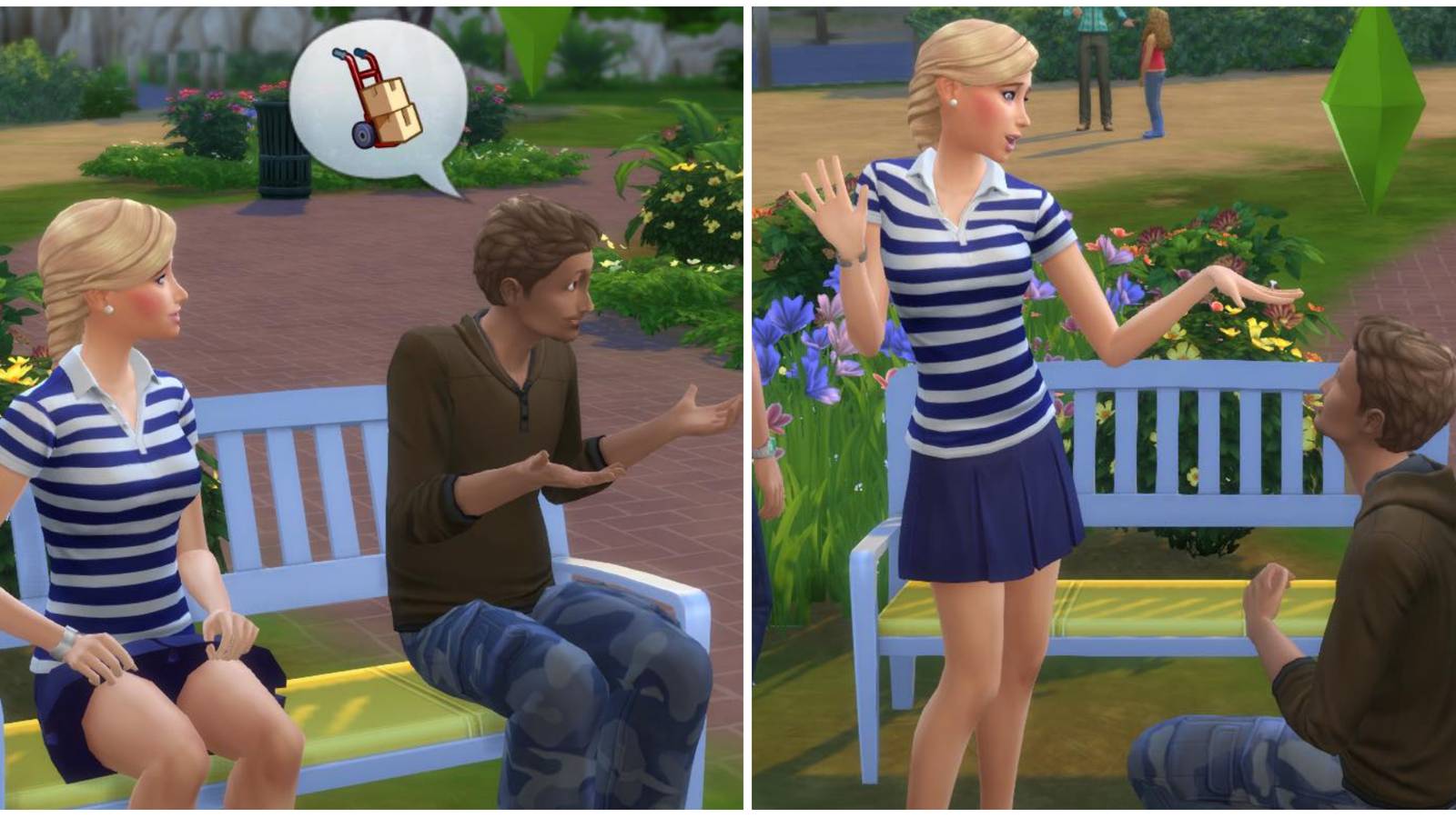 asking sim to move in, proposing