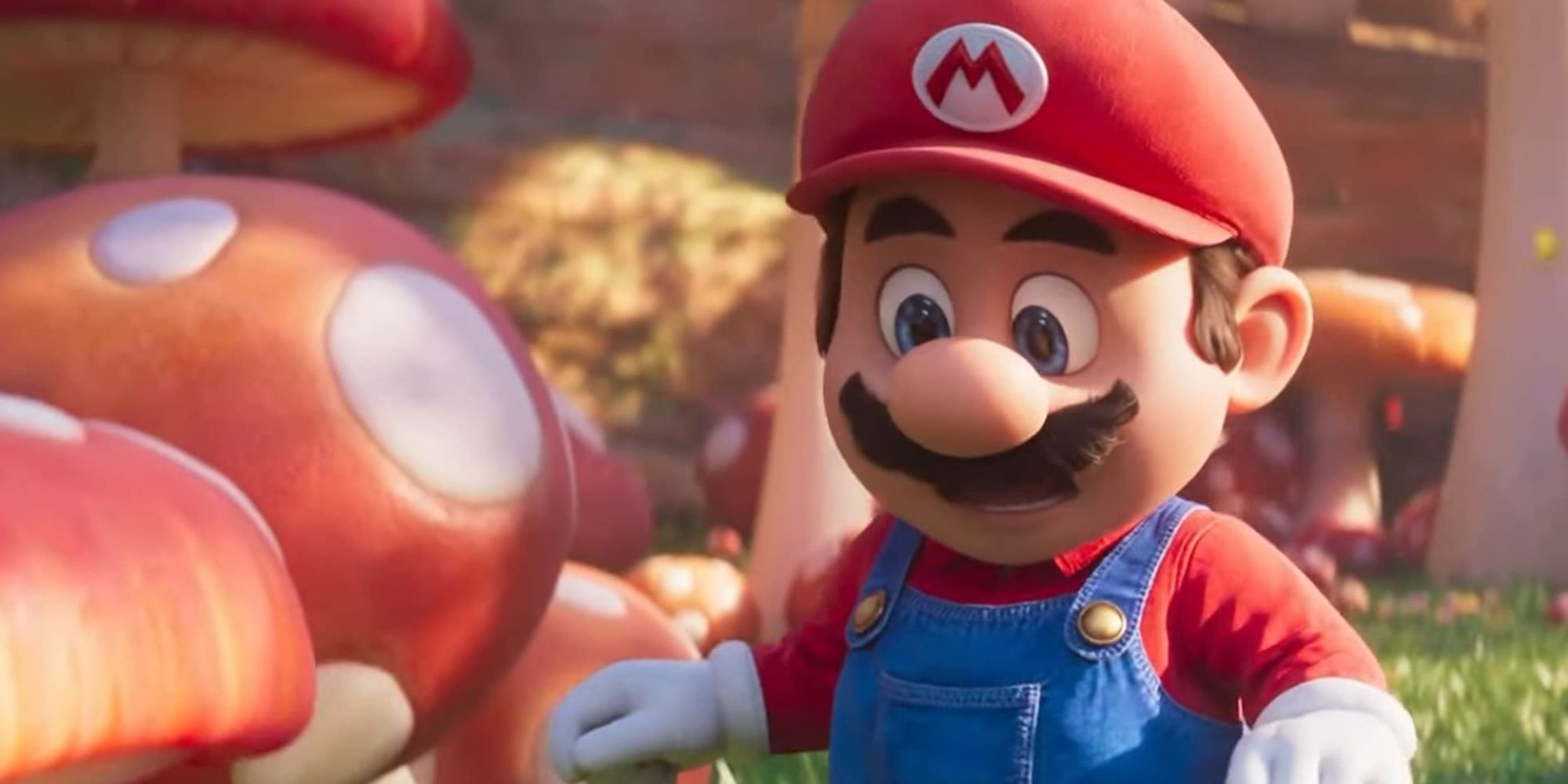 Still of Mario from the Super Mario Brothers Movie.