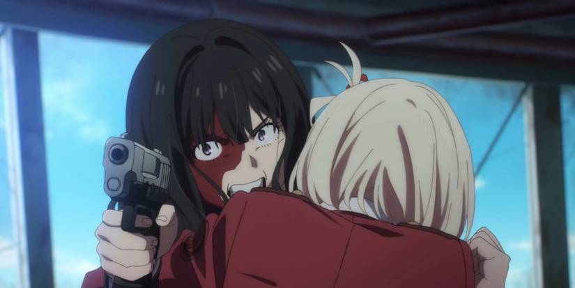 takina saving chisato in lycoris recoil