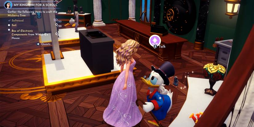 talking with scrooge mcduck in disney dreamlight valley