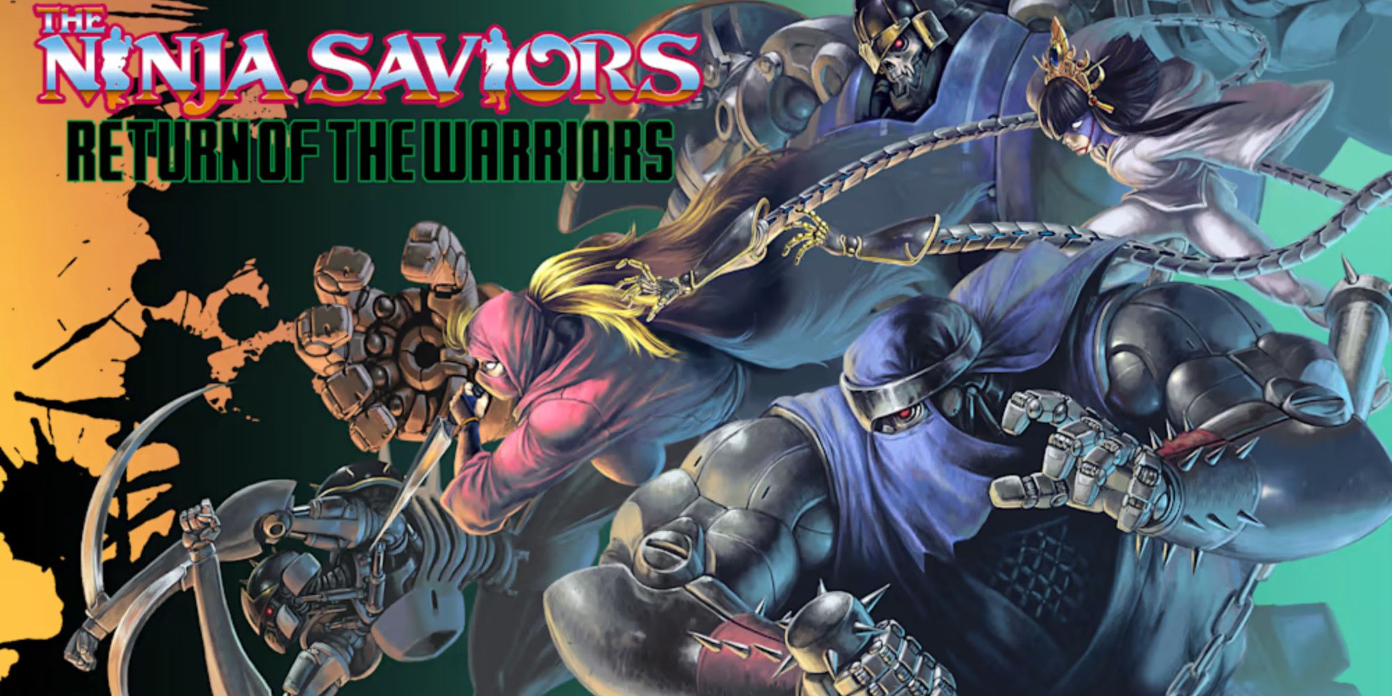 The five cyborg ninjas of Ninja Saviors