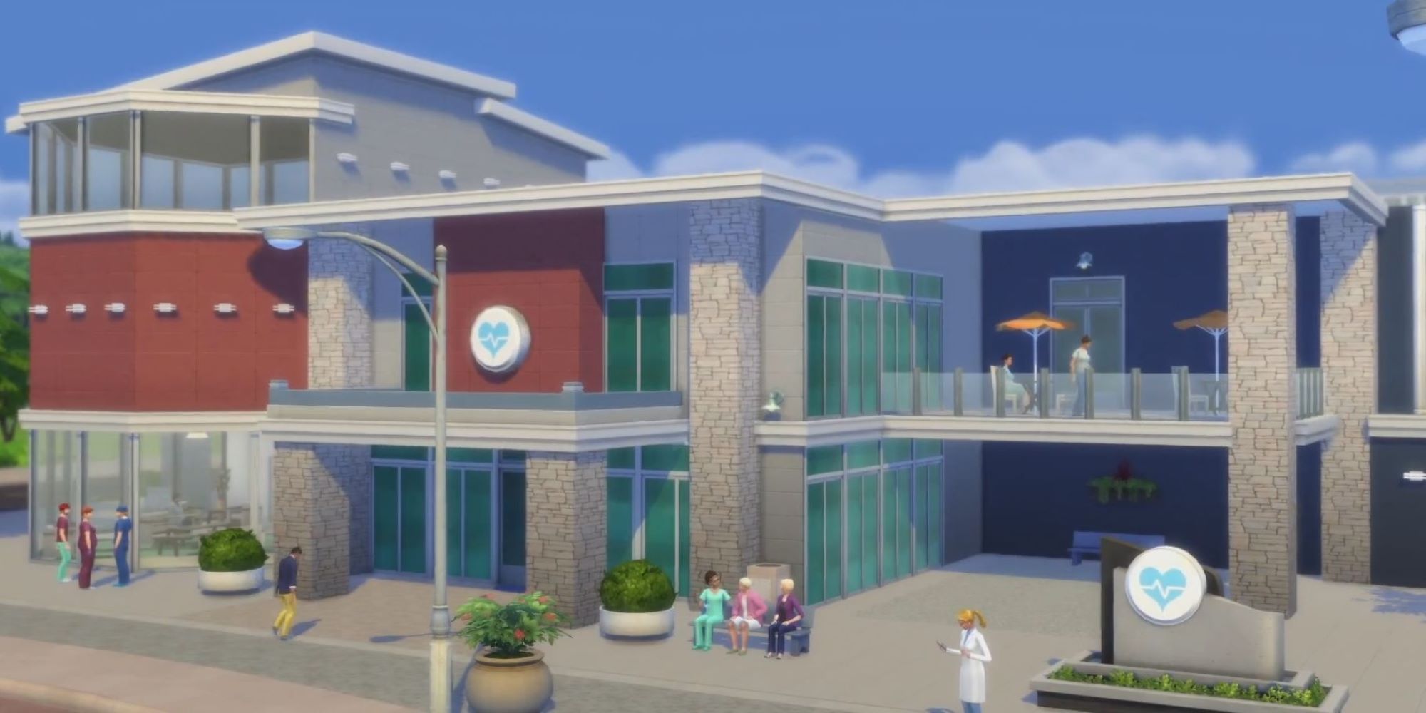 where is the hospital in sims 4