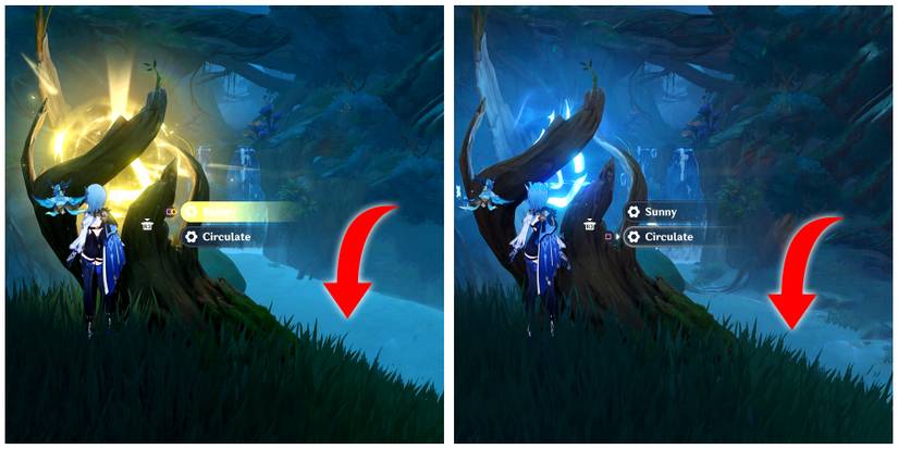 the sunny and rainy cycle in genshin impact