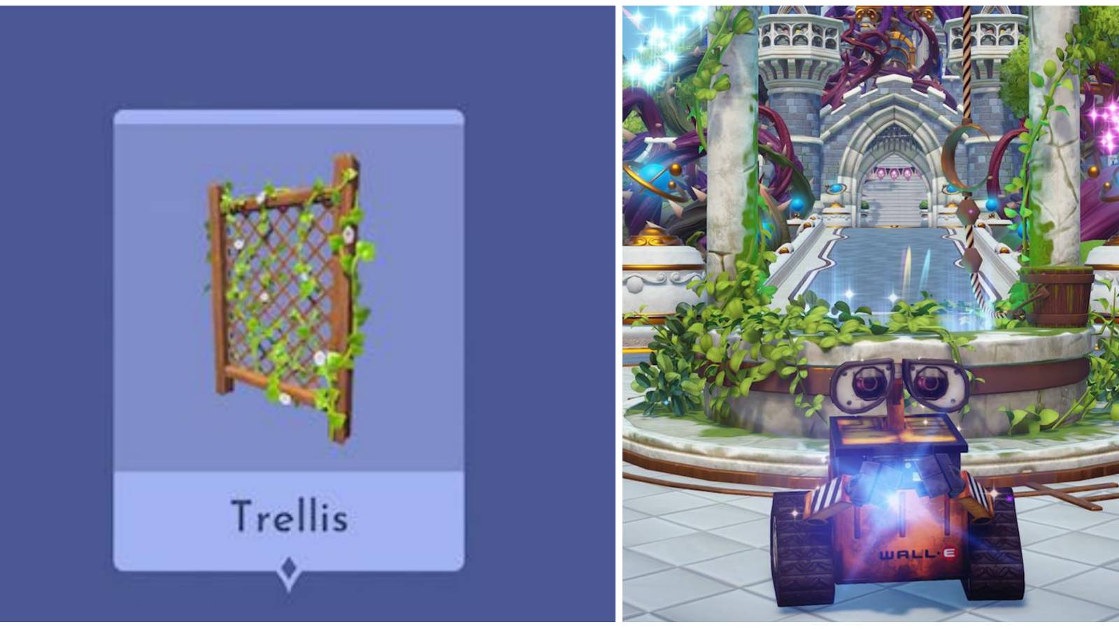 crafting a trellis and wall-e welcome
