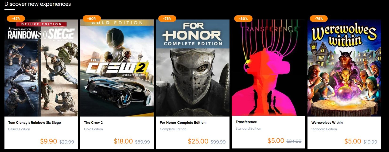 ubisoft halloween sale games