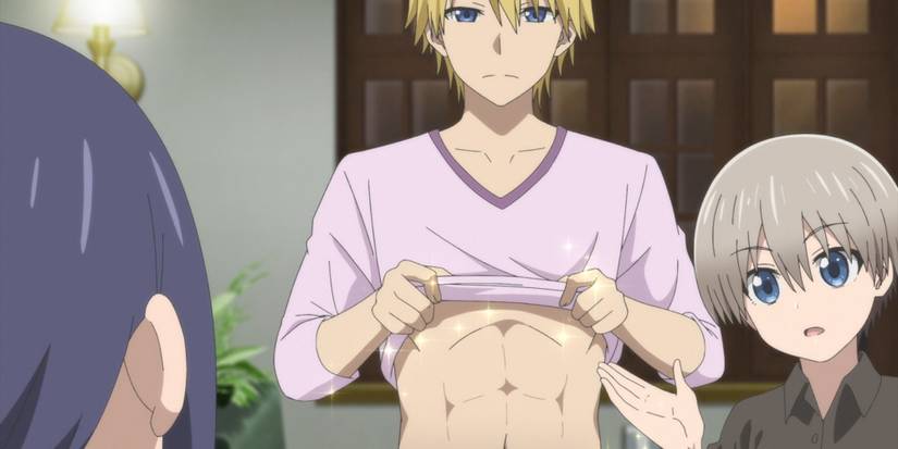 uzakichanwantstohangout-sakakishowsoffhisabs