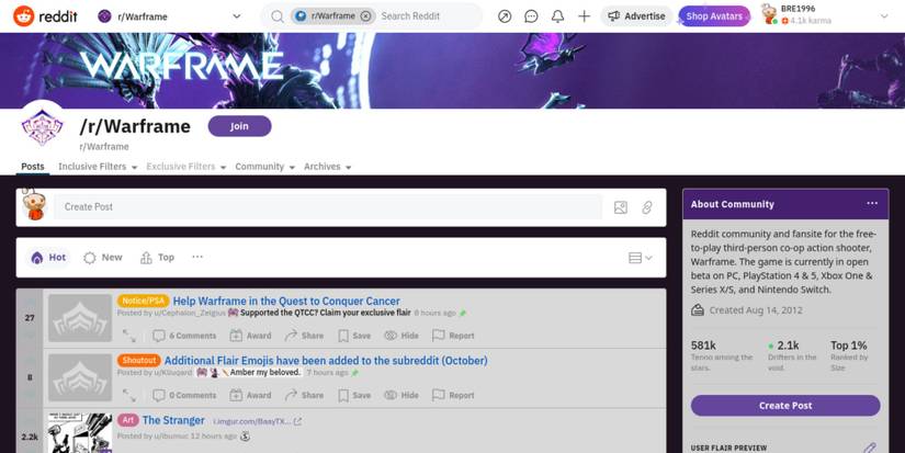The Warframe subreddit on Reddit