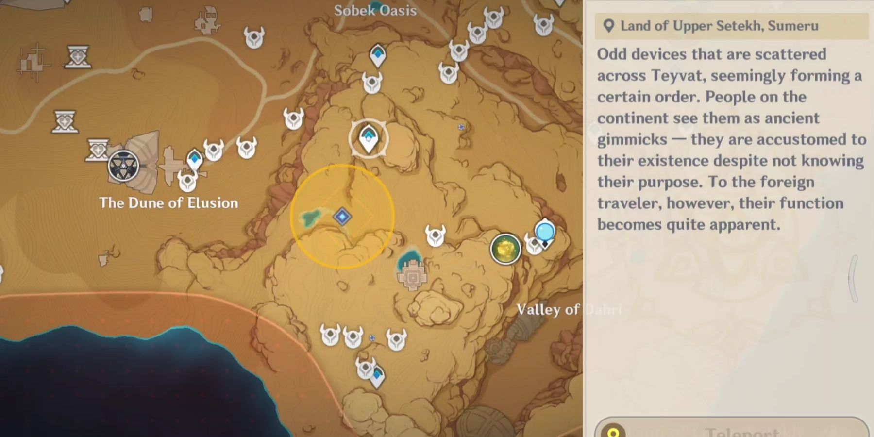where to find thutmose's secret base in genshin impact