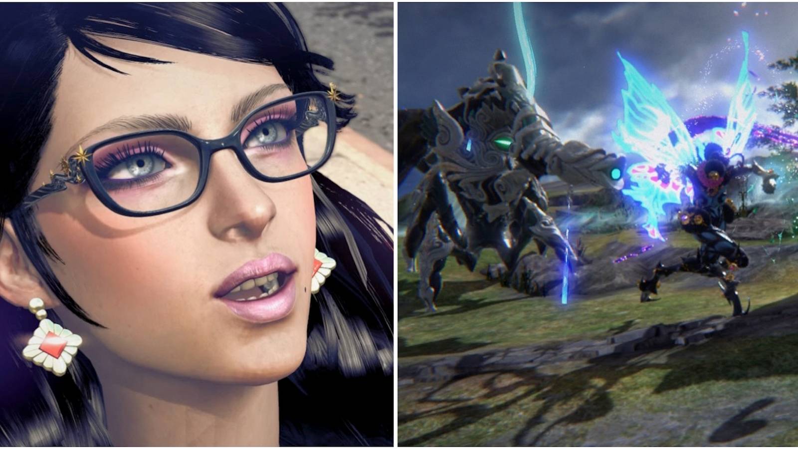 Bayonetta and fighting enemies in Bayonetta 3
