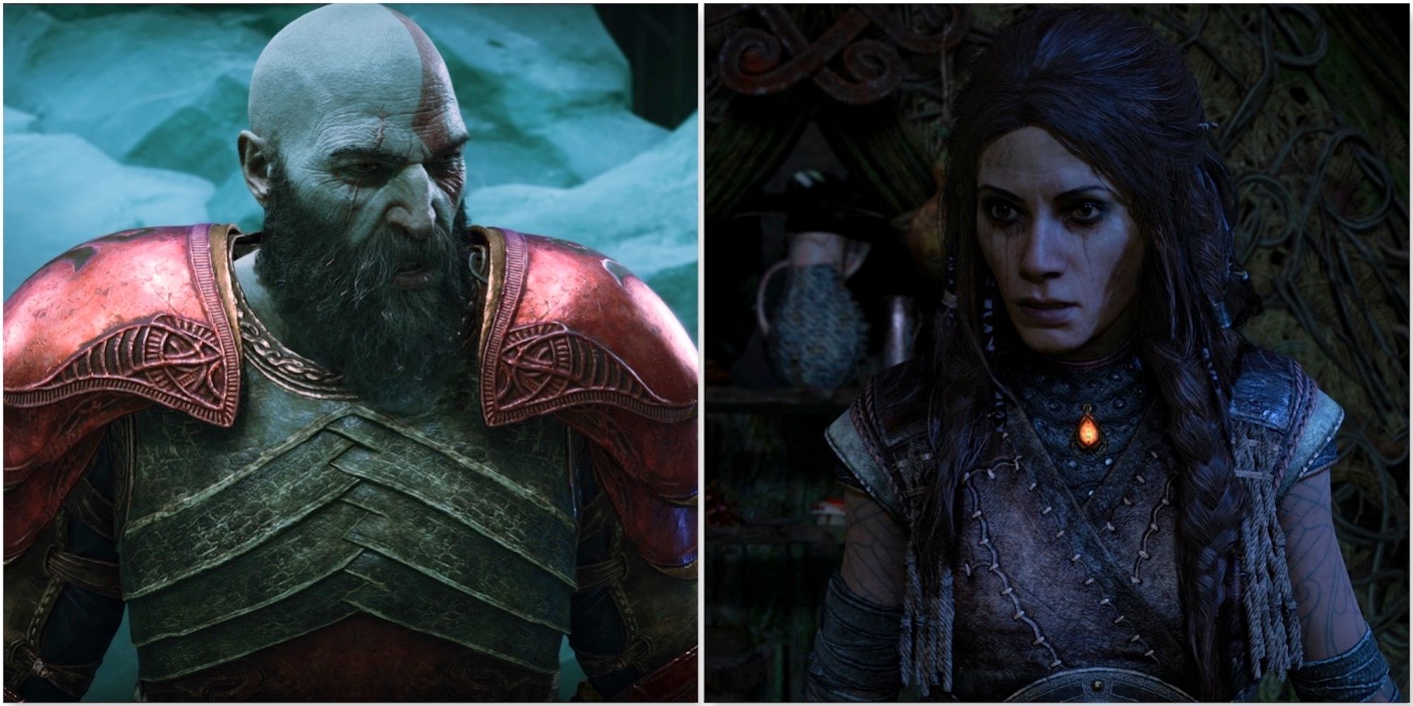 Kratos and Freya in God of War Ragnarok