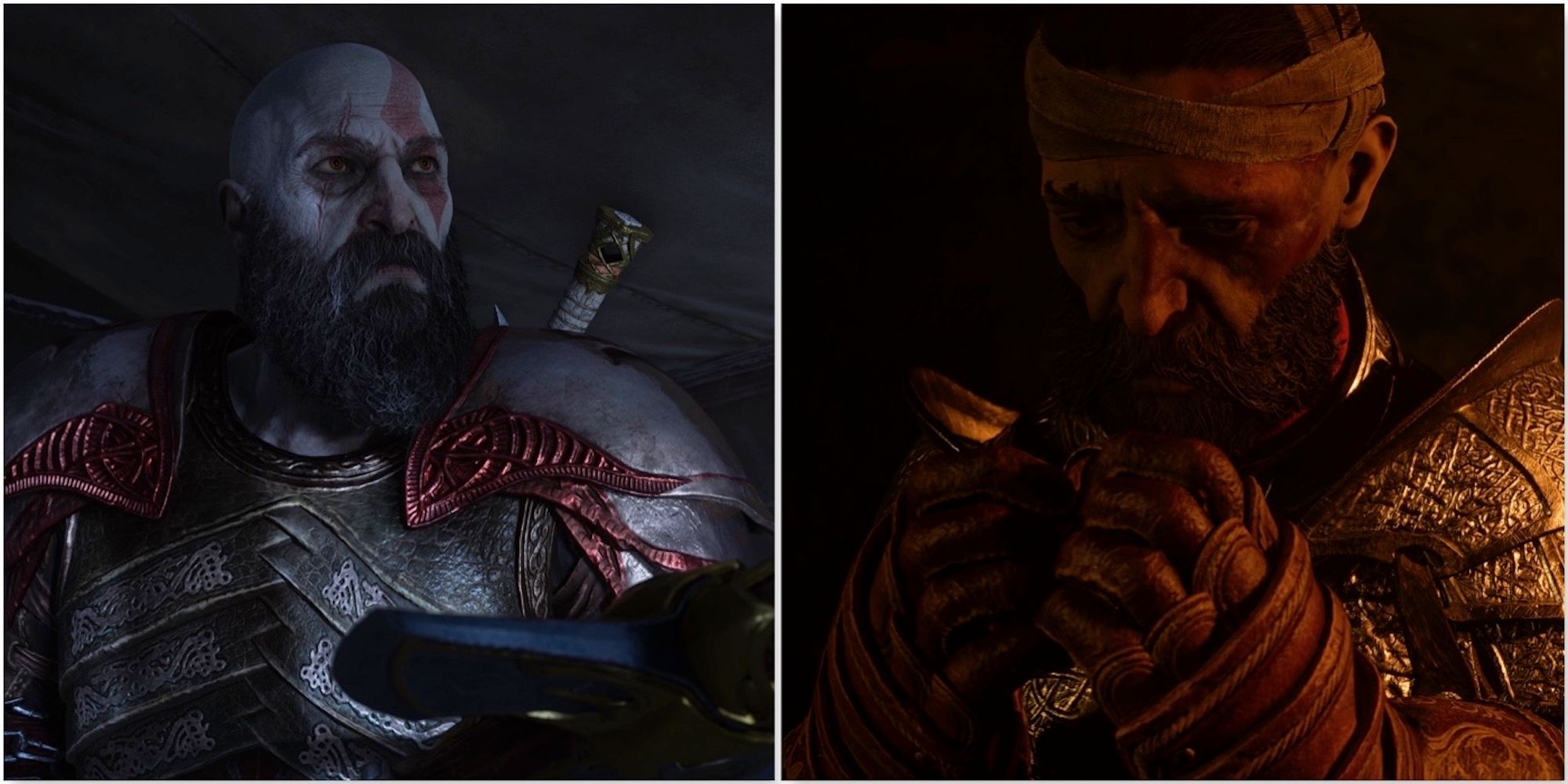 Kratos and Sindri in God of War Ragnarok