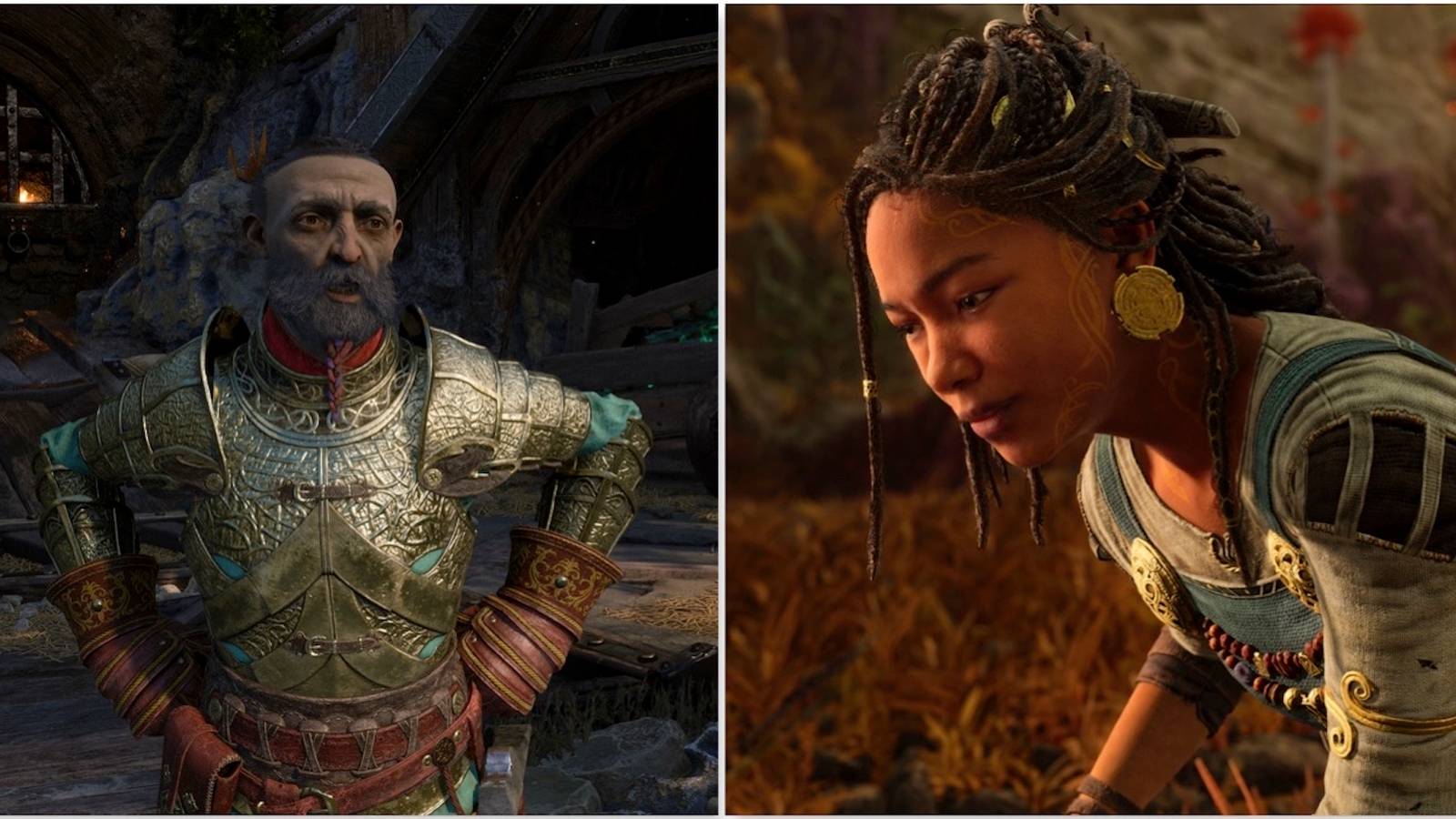 Sindri and Angrboda in God of War Ragnarok